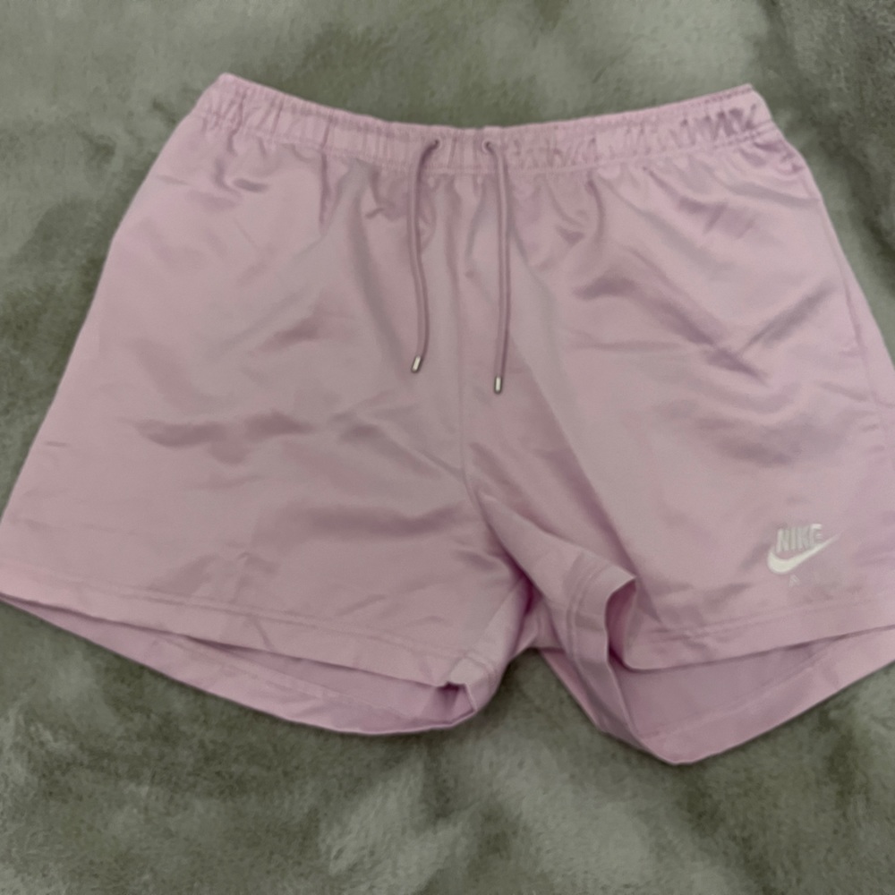 nike silky pink shorts